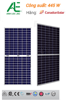 Tấm pin năng lượng mặt trời 455w